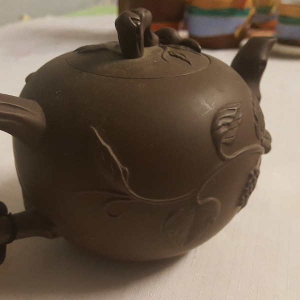 Chinese Teracotta Ying Ko Teapot