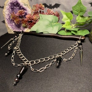 Black Beauty Hair Stick