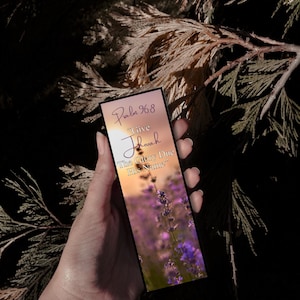 JW bookmark - English - 2025 Year Text - Psalm 96:8 - JW Gifts - Purple Lavender Flowers - Digital Download - PDF