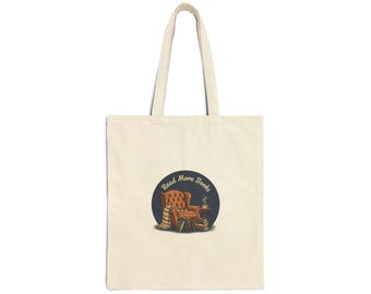 Read More Books Tote | Reading Challenge, Book Lover Library Club