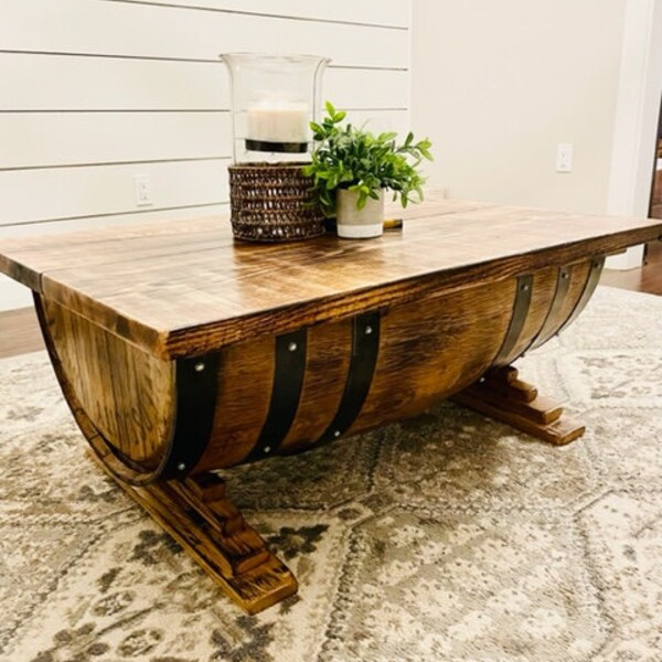 Shop Barrel Coffee Table Etsy