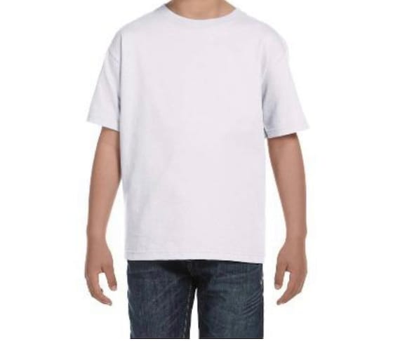 YOUTH SMALL Hanes Comfortsoft Short-sleeve T-shirts. 72 Shirts per