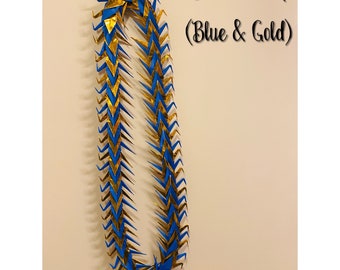 Origami Crane Lei - Solid Colors (graduation, school colors, customizable, custom colors, academy, birthday, celebration)