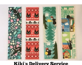 Studio Ghibli Bookmarks (Kiki’s Delivery Service, Spirited Away, anime, Japanese, gift idea)