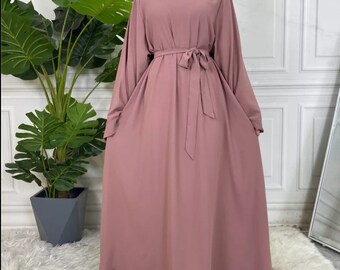 modest cape dress