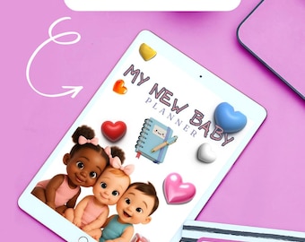 Newborn Planner Printable | Baby Tracker | Infant Routine Planner | New Mom Organizer | Baby Schedule Planner PDF