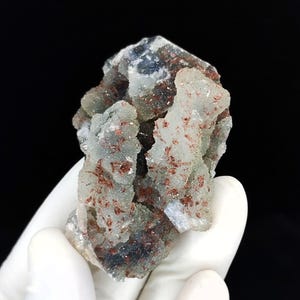 Naturlig Heulandit på Kalcedonmineralprov #S619