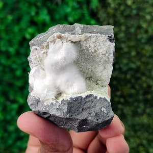 Natural Okenite on Base Mineral Specimen #E50