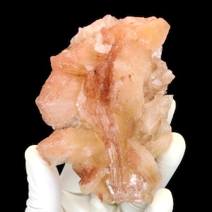 Naturliga röda stilbitmineraler #352