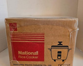 Vintage NOS National Panasonic Rice Cooker SR-15FE Almond Made Japan Matsushita