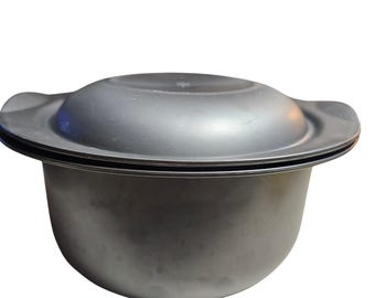 Tupperware Ultra Pro 5L 5Qt Roaster Casserole Dish Lid Charcoal Gray France Rare