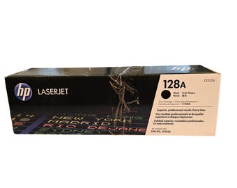 Wkład z czarnym tonerem HP 128A LaserJet w fabrycznie zapieczętowanym opakowaniu NIB CE320A CM1415 CP1525