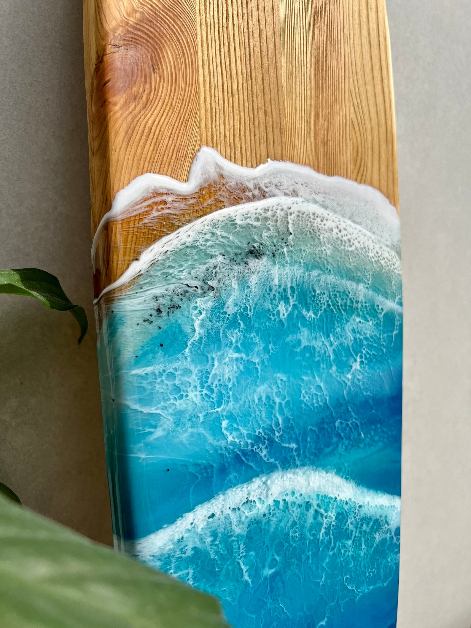 Surfbrett Epoxidharz Tisch Marine Deko Holz Surfboard Ozean Etsy Schweiz