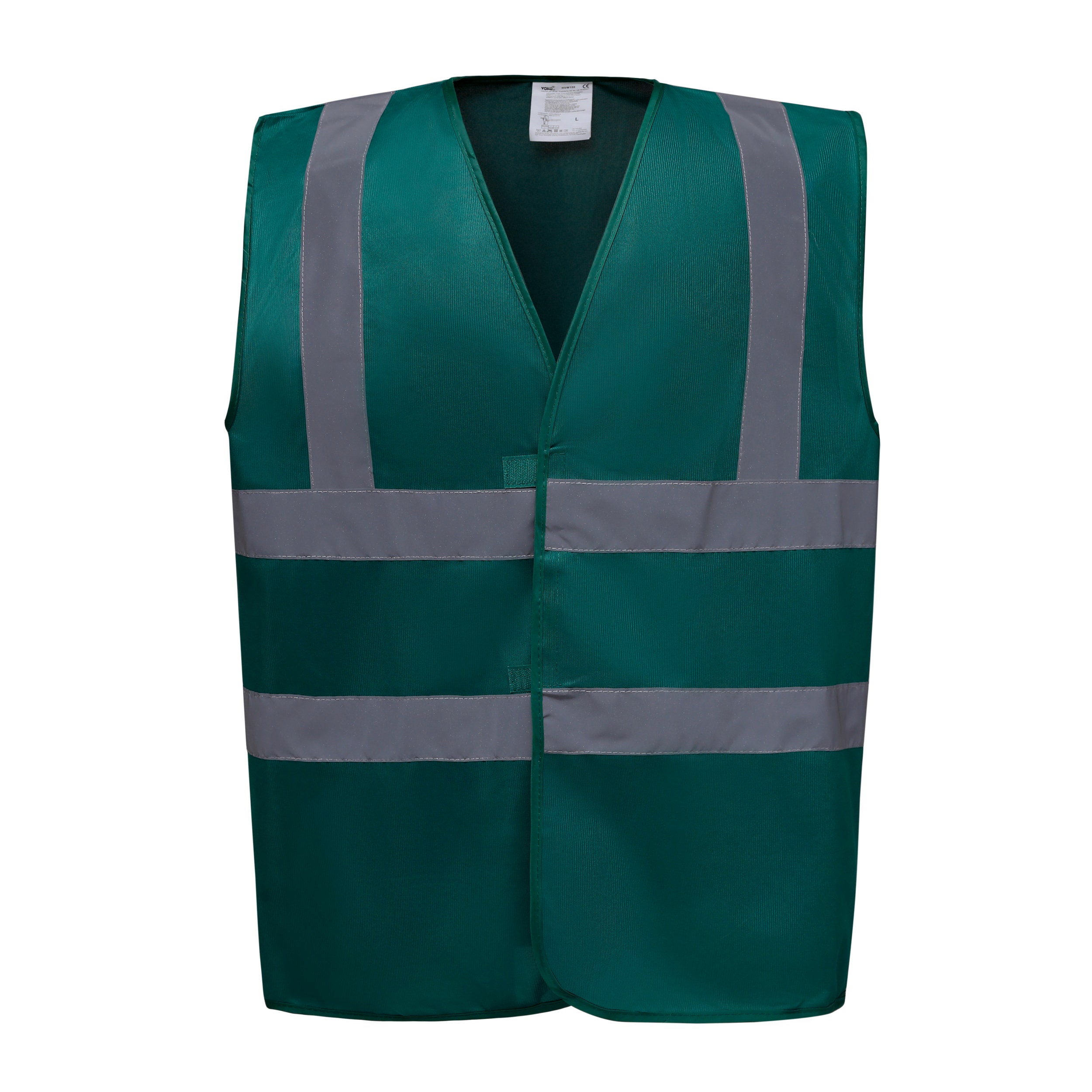 Gilet de sécurite personnalisé noir | 4 bandes | taille du S au 3XL