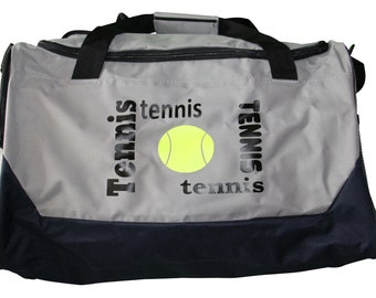 Sac de sport marquage Tennis - 46 L - gris