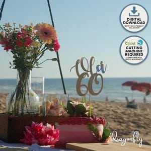 Olá Cake Topper SVG | Simple Script Cake Topper | Cricut Silhouette Template | Digital Download