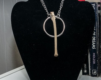 the ILIAD collection: handmade animal bone jewelry with real raccoon bones