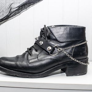 the OUTLAW v1 collection: handmade vegan leather boot harnesses/straps
