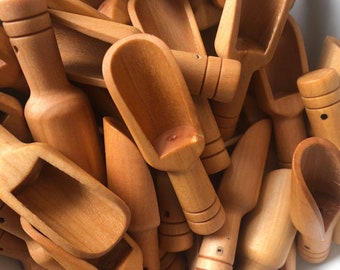 Wooden scoop for sensory play | Wooden accessories | Fine motor tools | Children's gift | Wooden tool kit | Sensory Play | Tuff Tray |