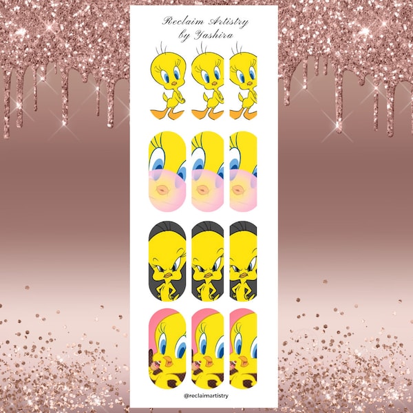 Tweety Bird | Nail Water Decals | Nail Art | Nail Stickers | Nails | Nail Supply