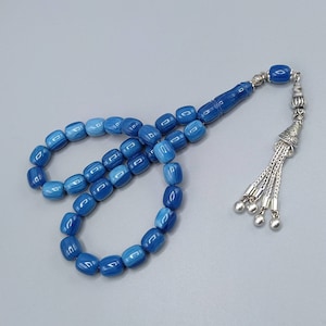 Catalin Rosary, Katalin Tesbih, Turkish Prayer Beads, Misbaha, 33 Beads, 10x12mm, سبحه، مسبحة، مسابيح، فاتوران ،مسباح. Express Shipping