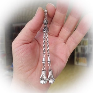 Silver Plated Rosary Tassel, Boxing Gloves, Islamic Prayer Beads, Misbaha, Tasbeeh, Tasbih, Tasbih Accessory, Rosary Accessories