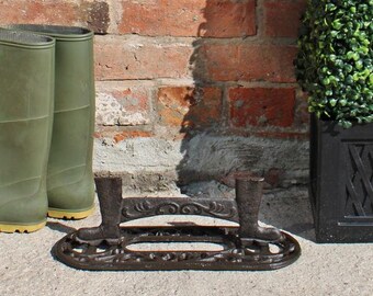 decorative boot scraper