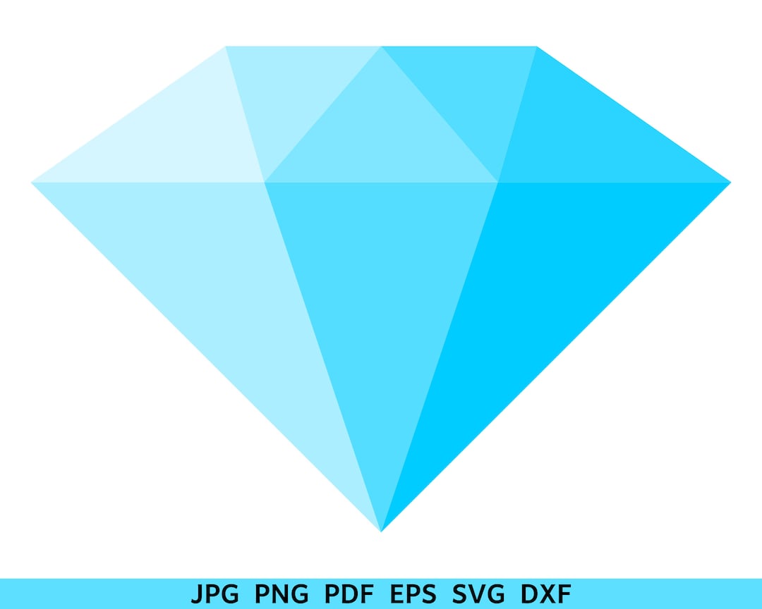 Diamond SVG, Cricut and Silhouette Compatible - Etsy