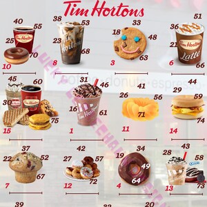 Coffee & A Doughnut (Straight, Mixed, Blank 75) Bingo