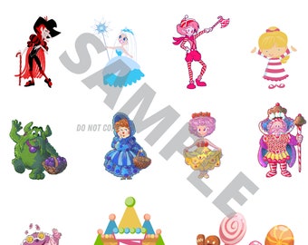 Candyland Print & Cut Images (up to 11x17)