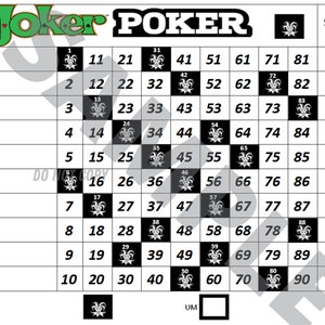 Joker Poker 10 Line Bingo