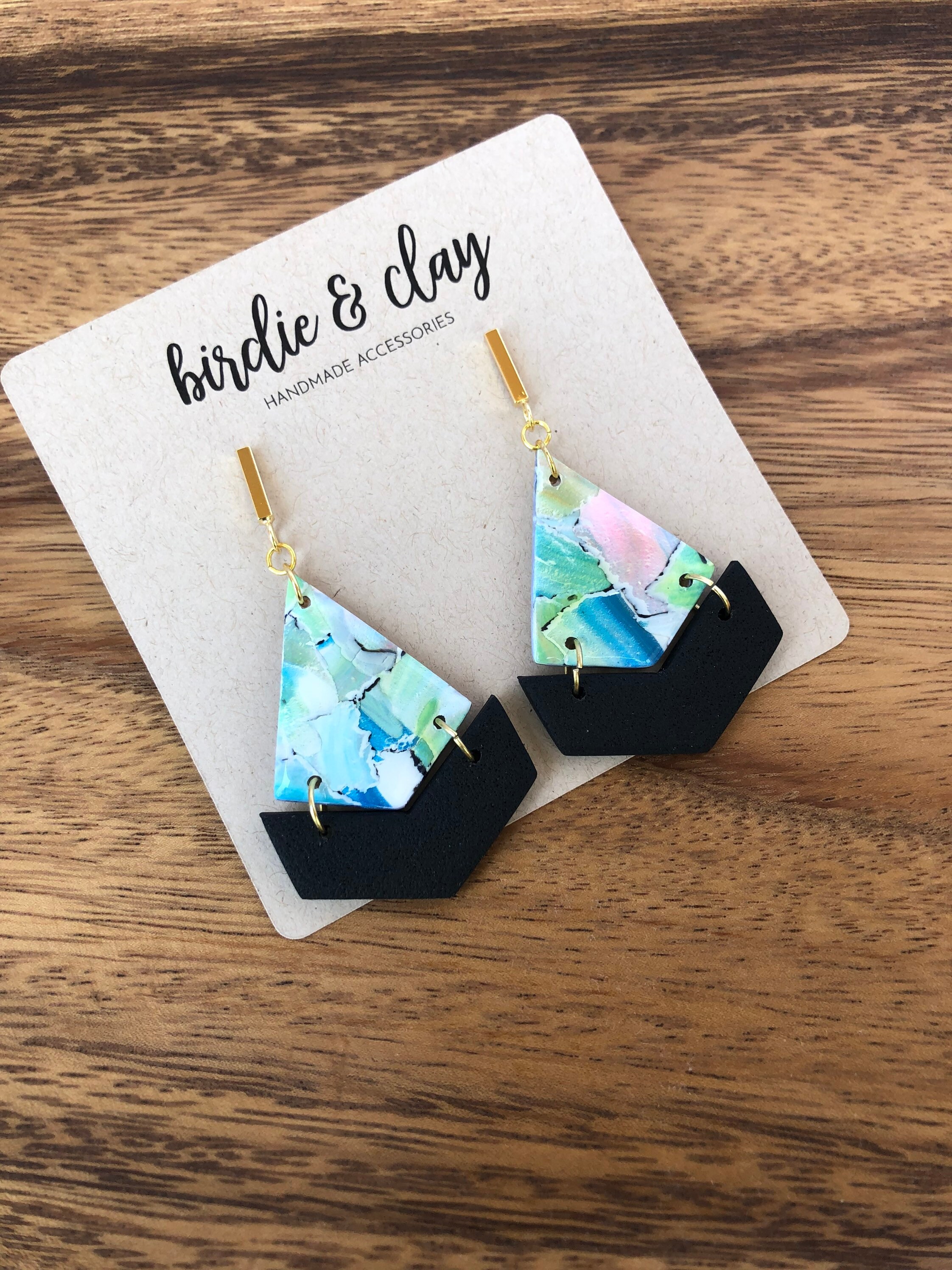 Watercolor Polymer Clay Etsy