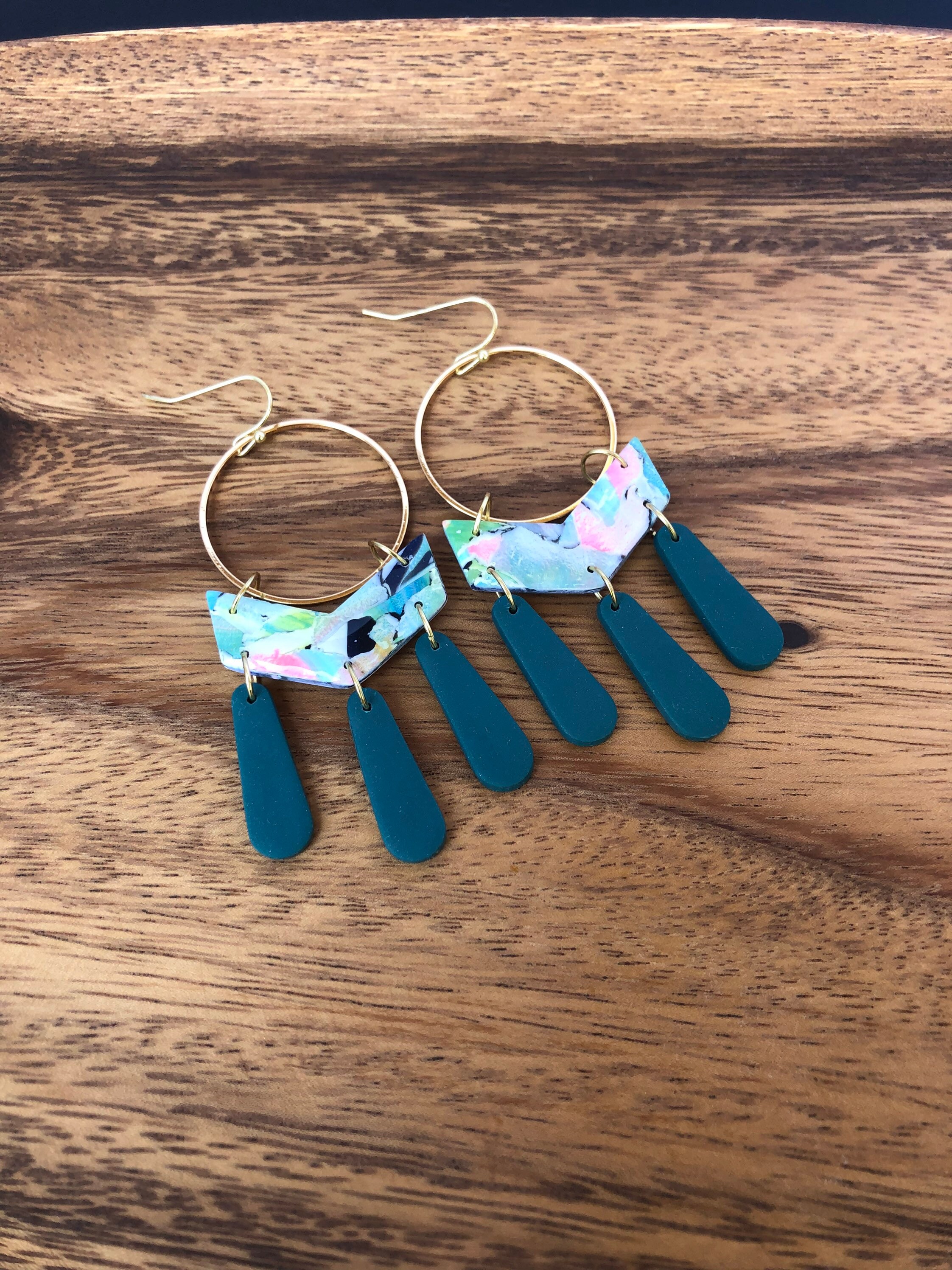 Watercolor Polymer Clay Etsy