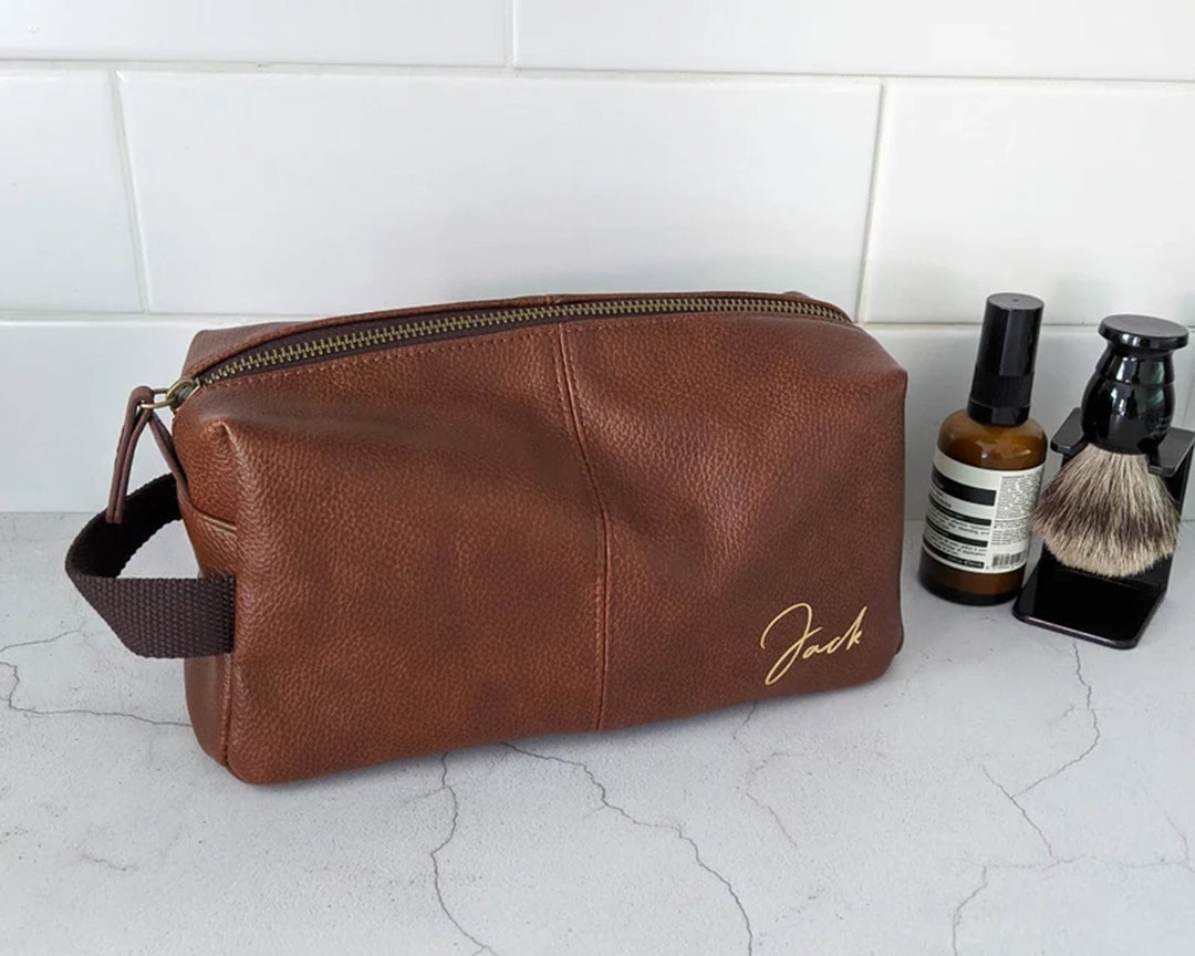 Personalised Wash Bag With Initials or Name for Him Dad Best Etsy UK