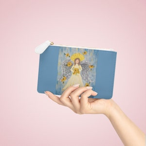 Sunflower Angel Mini Clutch Bag--wear sunflowers for Ukraine!