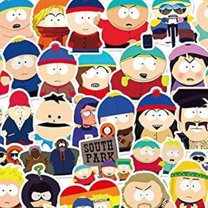 South Park Stickers Handmade // 32 Characters // Matte or Glossy 