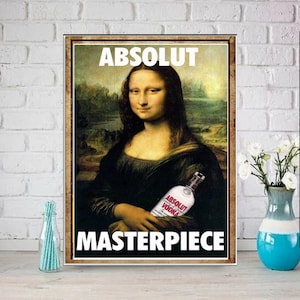 Mona Lisa art Print, Original Oil Painting  de vinci Portrait Poster, Vintage Wall Art, Unique Gift