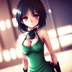 ai generated anime portrait prints, anime art ,digital download ,waifu collection
