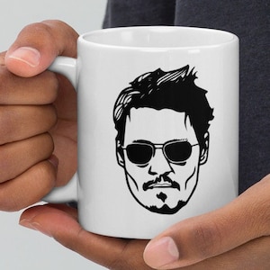 Johnny depp mug ,justice for Johnny,funny Johnny Depp nug  ,johnny hearsay papers ,johnny dep fan gift mug