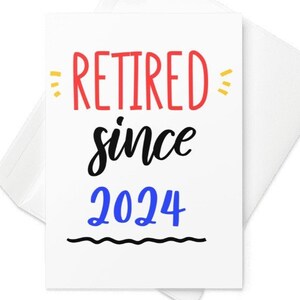 Carta di pensionamento, carta regalo per il pensionamento, carta di partenza, carta di pensionamento di un amico, buona fortuna per il pensionamento, carta di pensionamento personalizzata