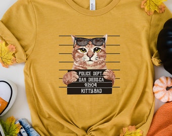 Bad cat sale pocket shirt