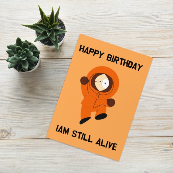 Kenny Mccormick Greeting Card birthday Card southpark - Etsy Norway