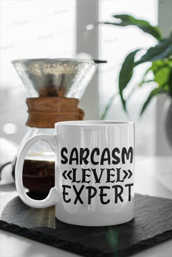 Sarcasm Level Expert Humour Funny Novelty Mug Coffee Cup Work Gift 