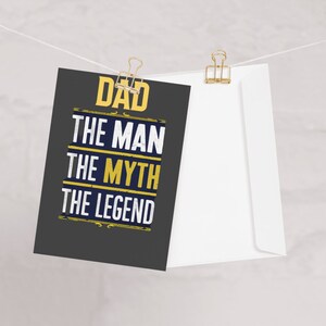 VADERDAGKAART - -de man de legendarische opa - personaliseer d-