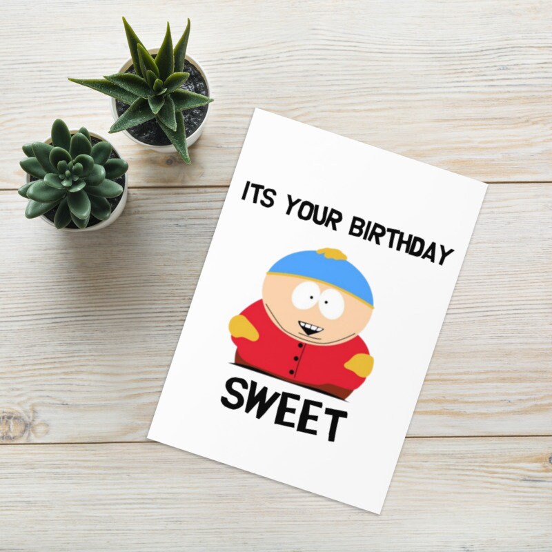 South Park Happy Birthday Card