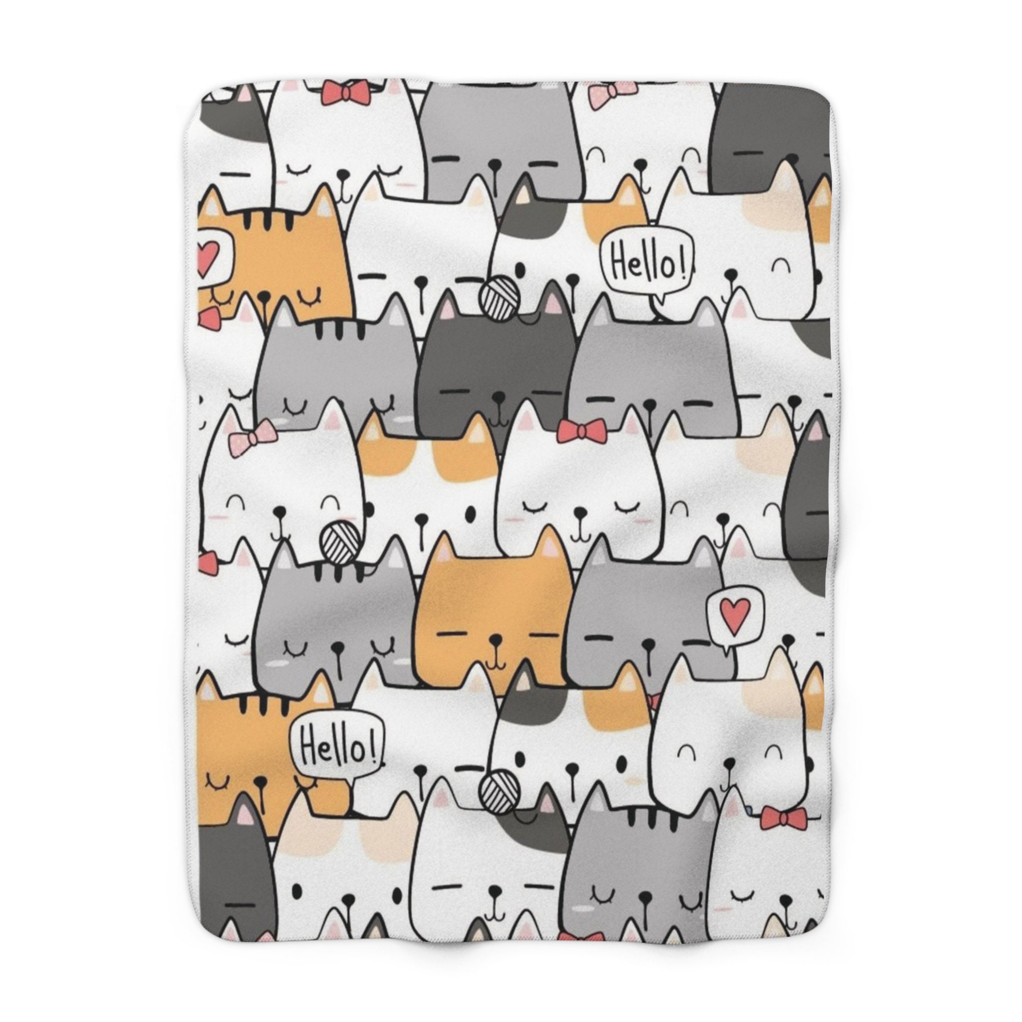 Grande Tapisserie Vintage Chats Et Chatons - Picken 68x48 Pouces (occasion)