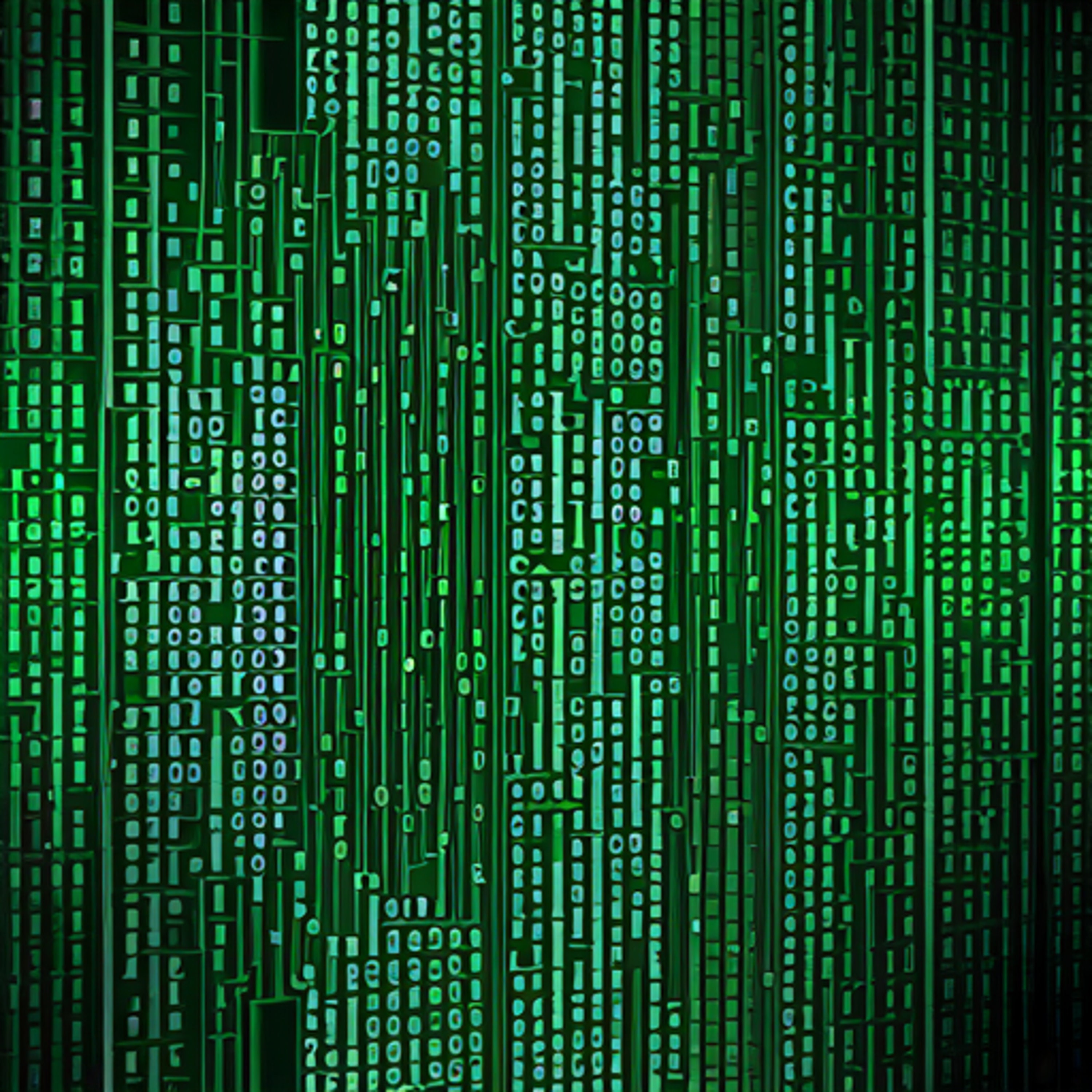 Matrix Rain Art Print ,matrix Rain Code Poster, Matrix Rain Digtial ...