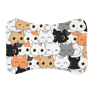 personalised  cat Feeding Mats, Pet Gift, Pet Placemat, personailsed cat mat , Cat Lover Gift