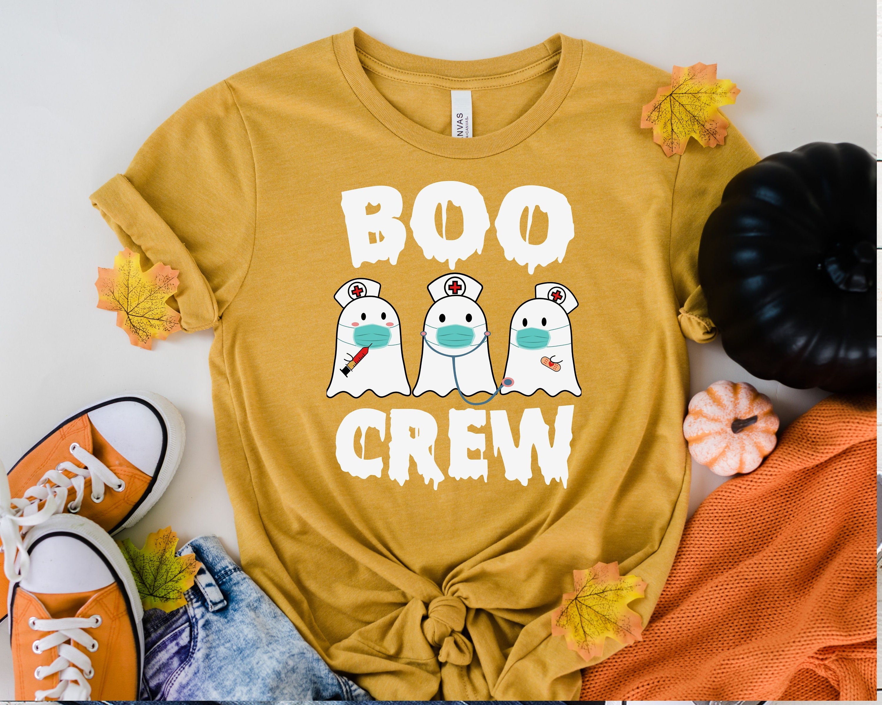 Gift, Funny Nurse Boo Nurse Nurse Shirt, Etsy - Crew Boo Boo Pediatric School Shirt, Halloween Shirts, Shirt, Shirt Nurse Shirt, Nurse Crew