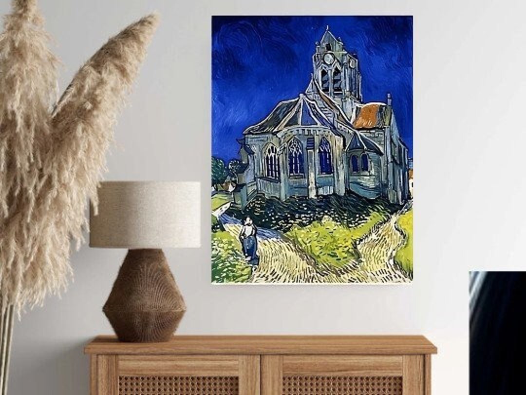 Van Goth Starry Night the Church Van Goth Starry Night - Etsy